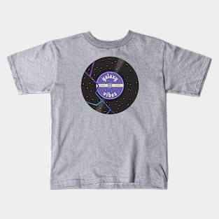 Galaxy Vibes Vinyl Record Kids T-Shirt